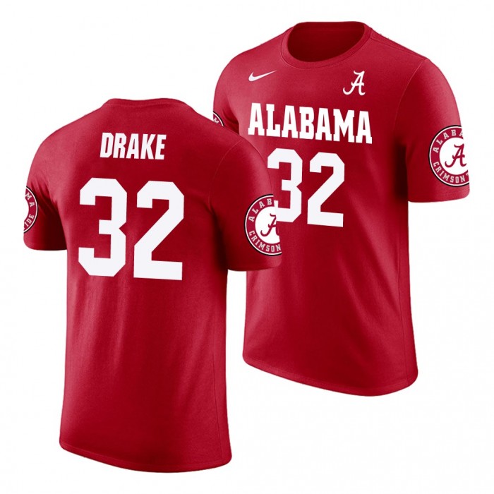 Alabama Crimson Tide Kenyan Drake Red Future Stars Miami Dolphins Football T-Shirt