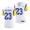 2022 NFL Draft Kyren Williams Jersey Los Angeles Rams White Alternate