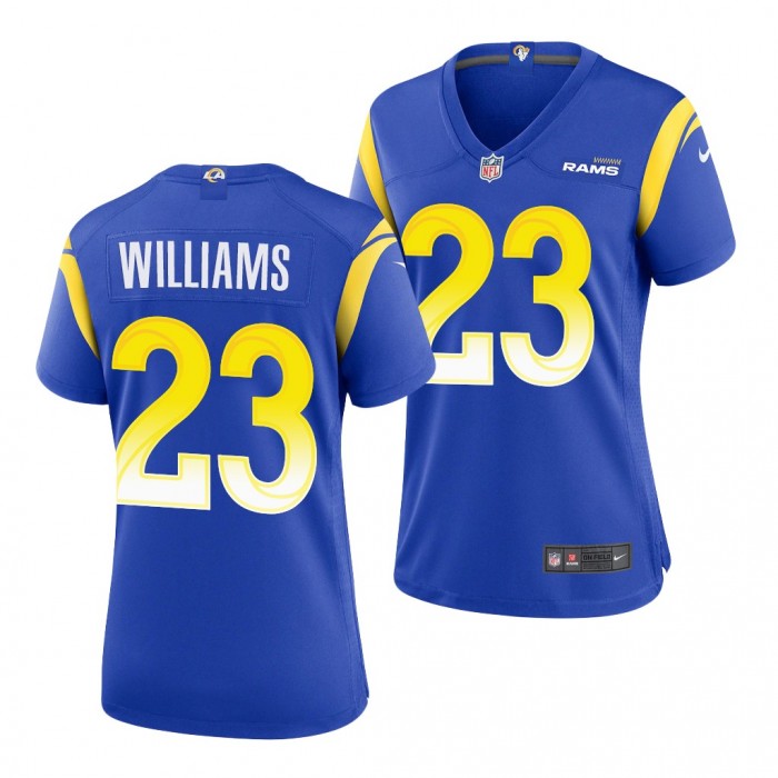 2022 NFL Draft Kyren Williams Jersey Los Angeles Rams Royal Game