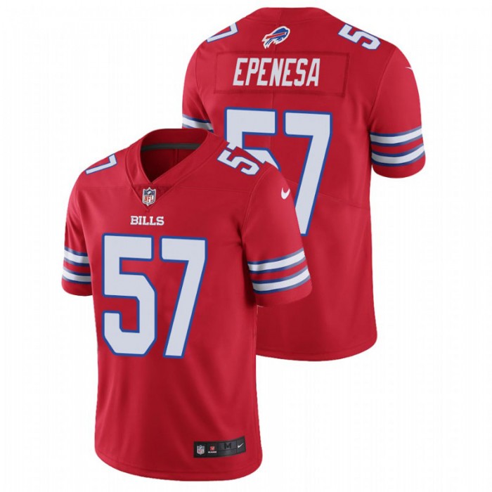 A.J. Epenesa 2020 NFL Draft Color Rush Limited Red Jersey For Men