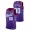 2020 NBA Rising Star Custom Jersey Purple For Men