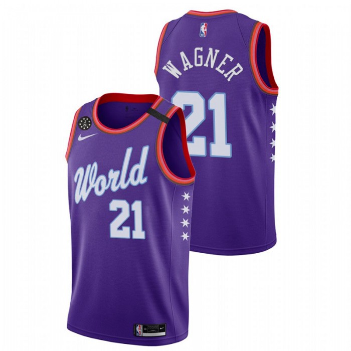 2020 NBA Rising Star Moritz Wagner Jersey Purple For Men