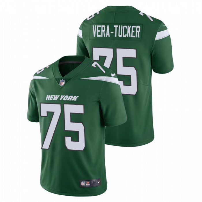 Alijah Vera-Tucker New York Jets 2021 NFL Draft Green Vapor Limited Jersey