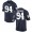#94 For Men Nittany Lions Navy Custom College Football Jersey