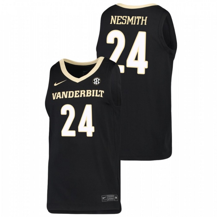 Aaron Nesmith Vanderbilt Commodores Black 2020 NBA Draft College Basketball Jersey