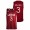 3x3-Latvia Basketball Edgars Krumins Red 2021 Tokyo Olymipcs First Gold Medal Jersey