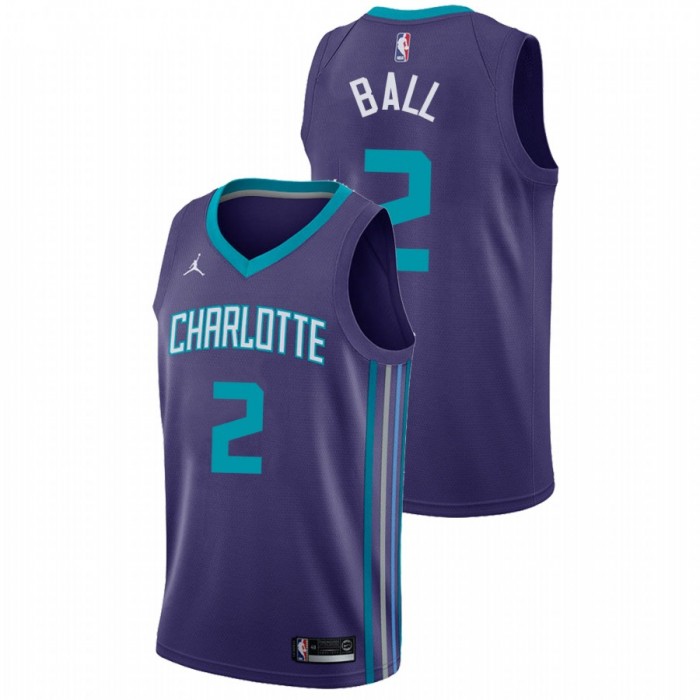 2020 NBA Draft LaMelo Ball Jersey Purple Men