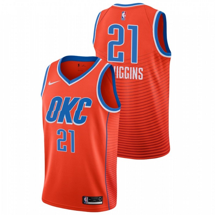 Aaron Wiggins Oklahoma City Thunder Orange Statement Edition 2021 NBA Draft Jersey