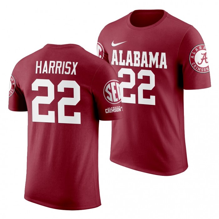 Alabama Crimson Tide Najee Harris Crimson 2019 Name And Number NCAA Football T-Shirt