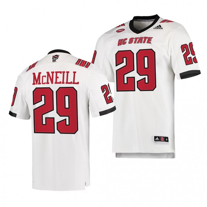 Alim McNeill NC State Wolfpack 29 White College Football NFL Alumni Jersey Men