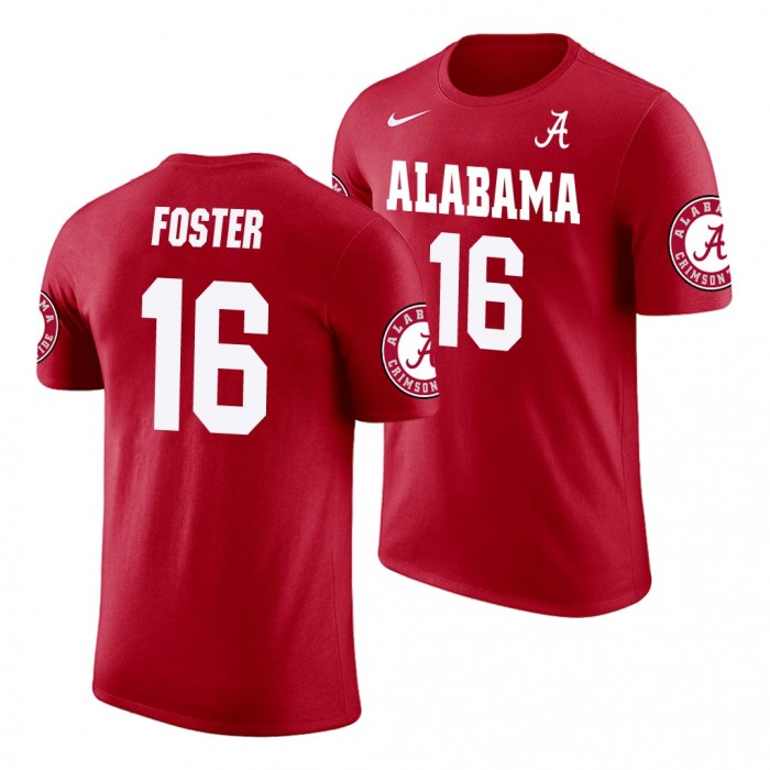 Alabama Crimson Tide Robert Foster Red Future Stars Buffalo Bills Football T-Shirt