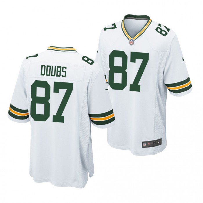 2022 NFL Draft Romeo Doubs Jersey Green Bay Packers White Game