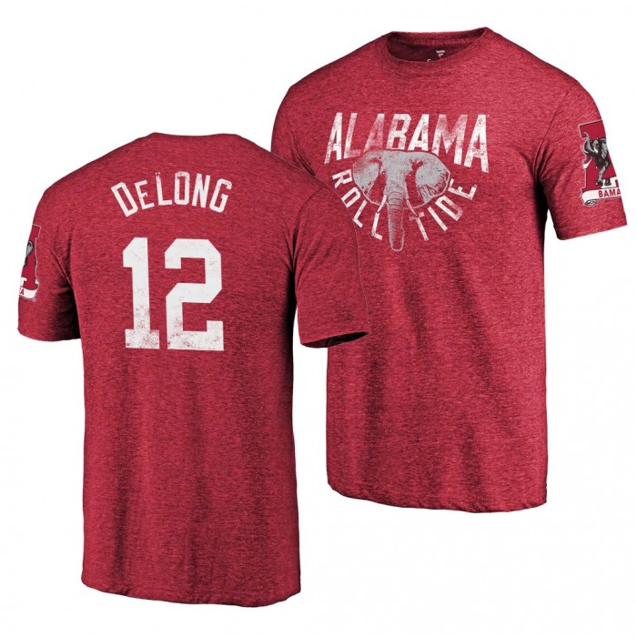Alabama Crimson Tide Skyer Delong Crimson 2019 Hometown Classic T-Shirt