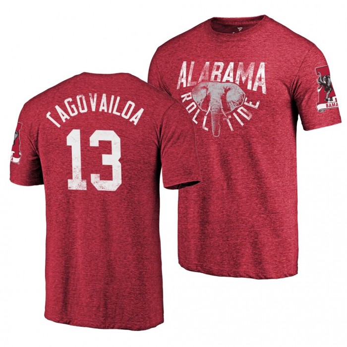 Alabama Crimson Tide Tua Tagovailoa Crimson 2019 Hometown Classic T-Shirt