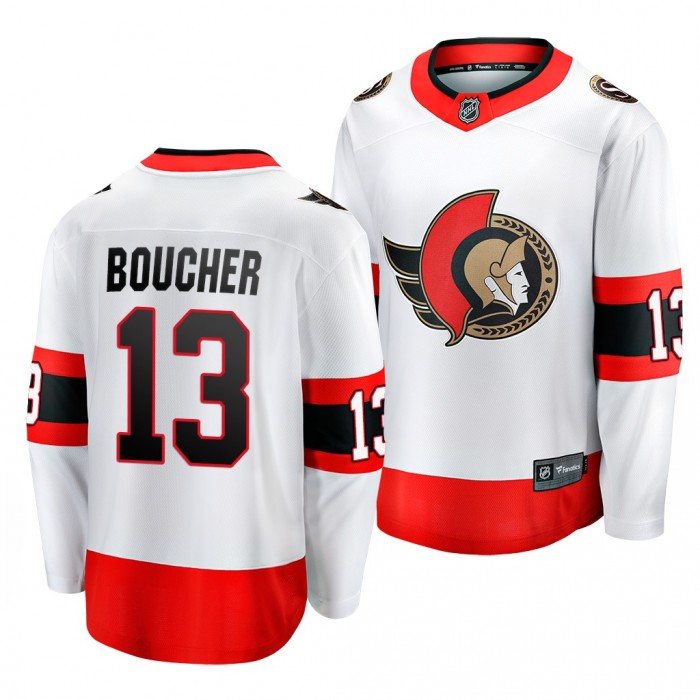 2021 NHL Draft Tyler Boucher Senators Jersey White