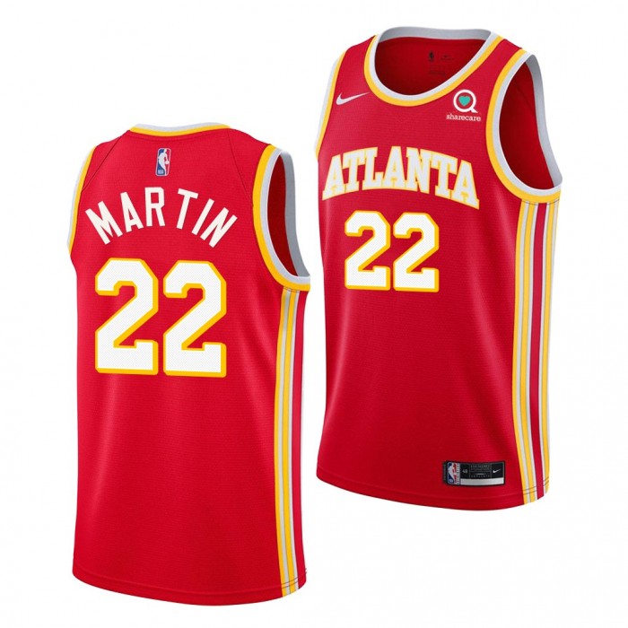 2022 NBA Draft Tyrese Martin #22 Hawks Red Jersey Icon Edition