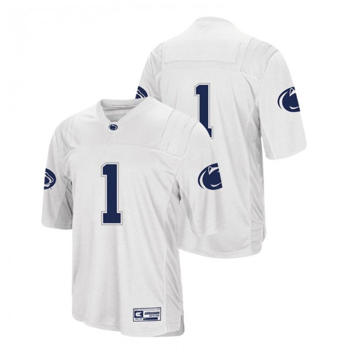 Men's Penn State Nittany Lions White College Football Colosseum Jersey