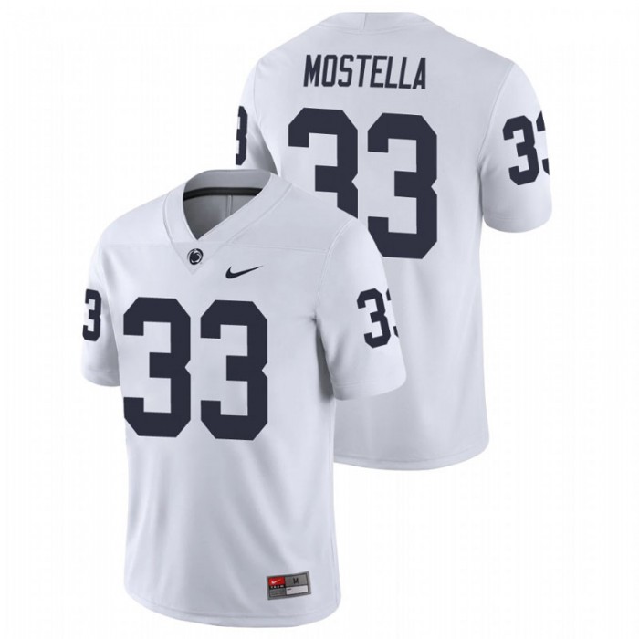 Bryce Mostella Penn State Nittany Lions College Football White Game Jersey