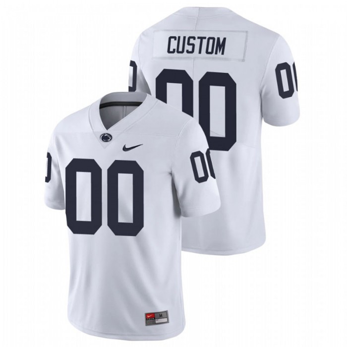 Custom Penn State Nittany Lions Limited White College Football Jersey