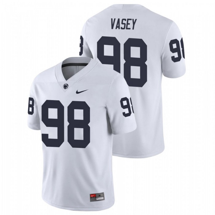 Dan Vasey Penn State Nittany Lions College Football White Game Jersey
