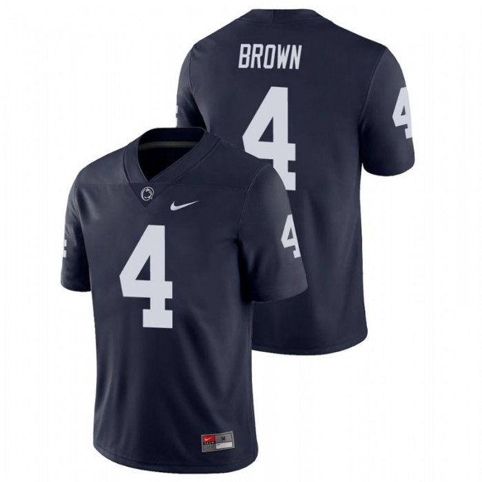 Journey Brown Penn State Nittany Lions College Football Navy Game Jersey