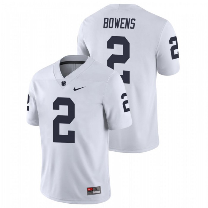 Micah Bowens Penn State Nittany Lions College Football White Game Jersey
