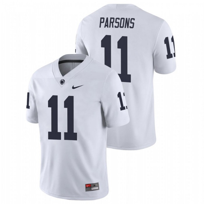 Penn State Nittany Lions Micah Parsons Game College Football Jersey For Men White