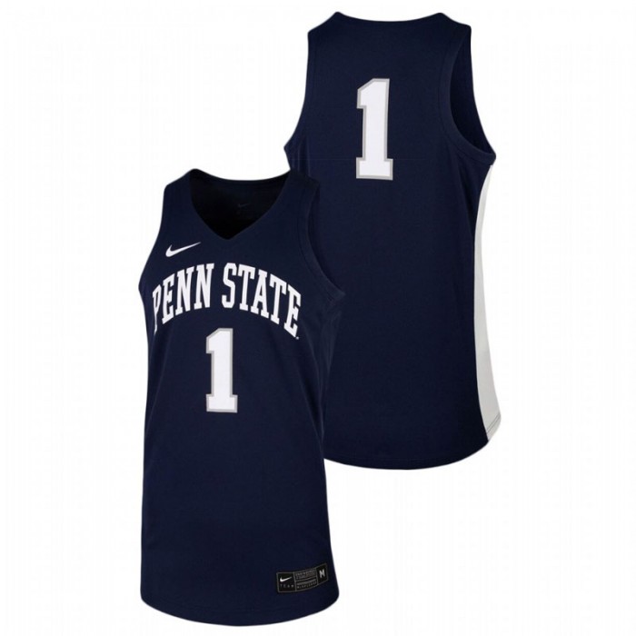 Men's Penn State Nittany Lions Navy Nike Replica Jersey