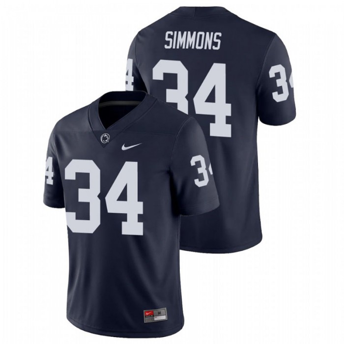 Shane Simmons Penn State Nittany Lions College Football Navy Game Jersey