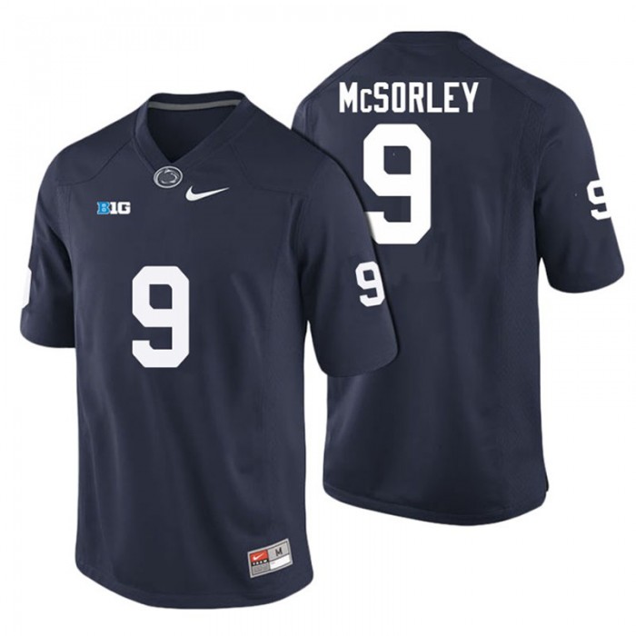 Men Penn State Nittany Lions #9 Trace McSorley Black Six Of The Best Duo Tandems Jersey