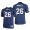 Men Penn State Nittany Lions #26 Saquon Barkley Navy Blue Six Of The Best Duo Tandems Jersey