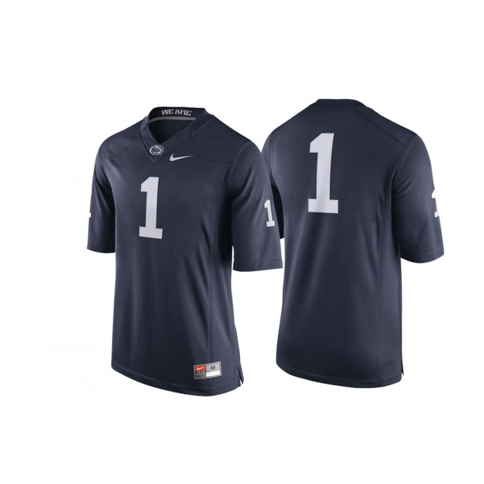 Penn State Nittany Lions #1 Navy College Football Jersey