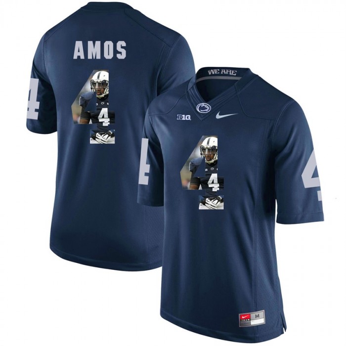Penn State Nittany Lions Football Navy College Adrian Amos Jersey
