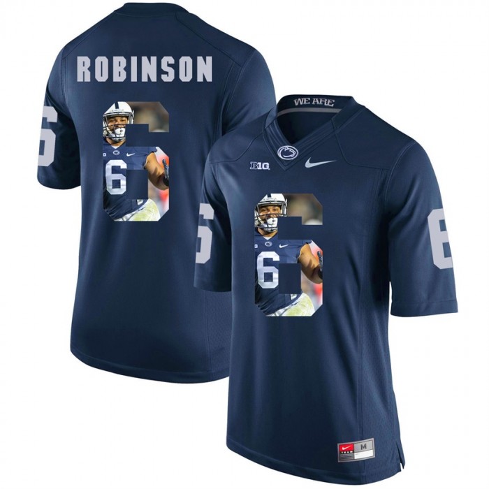 Penn State Nittany Lions Football Navy College Andre Robinson Jersey