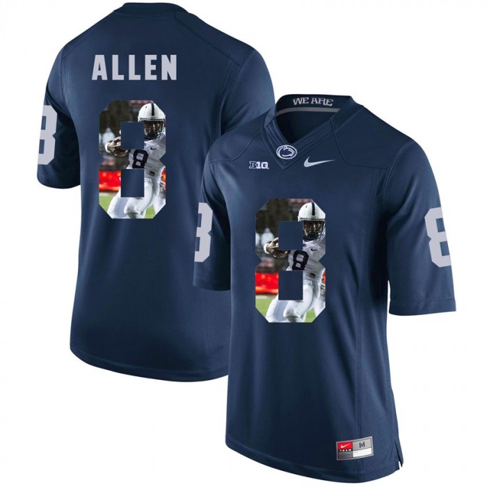 Penn State Nittany Lions Football Navy College Mark Allen Jersey