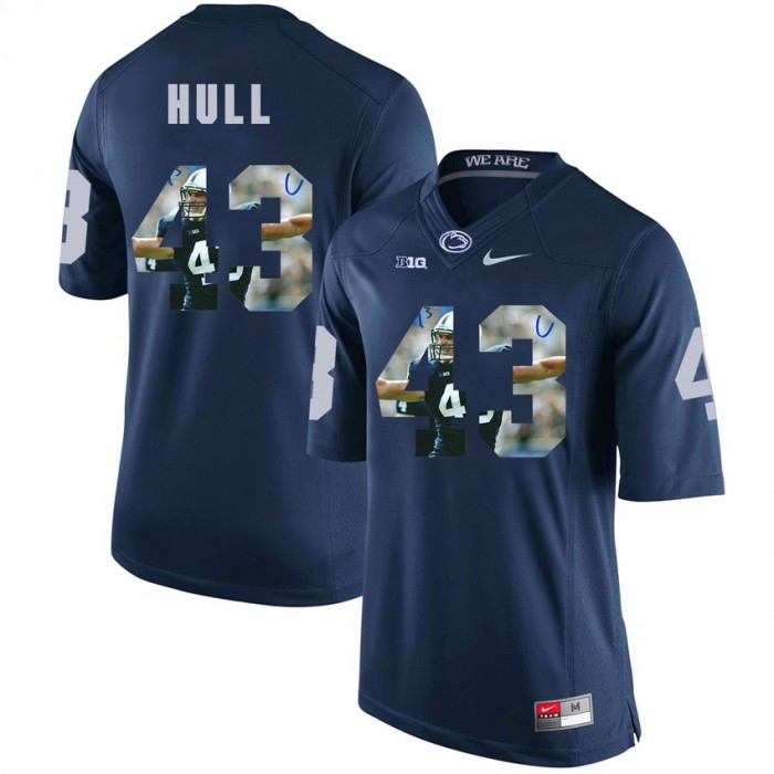 Penn State Nittany Lions Football Navy College Mike Hull Jersey