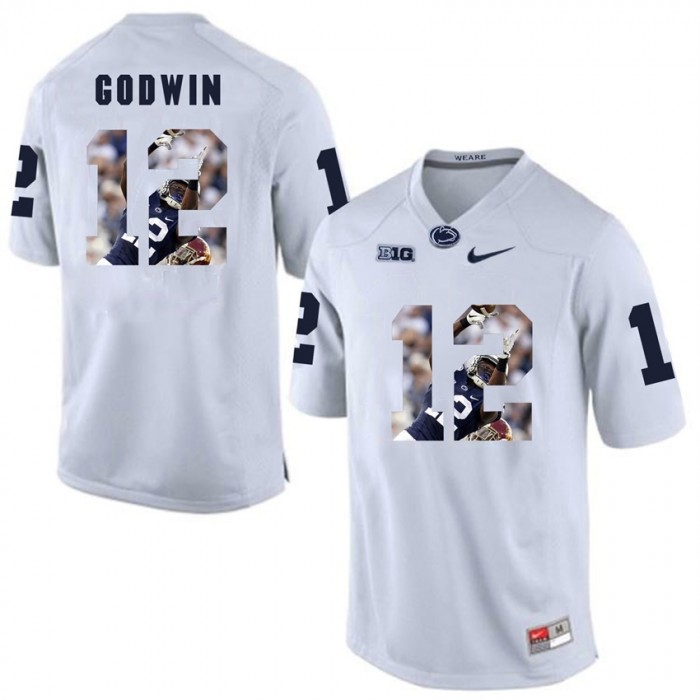 Penn State Nittany Lions Football White College Chris Godwin Jersey