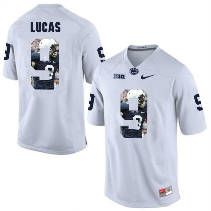 Penn State Nittany Lions Football White College Jordan Lucas Jersey