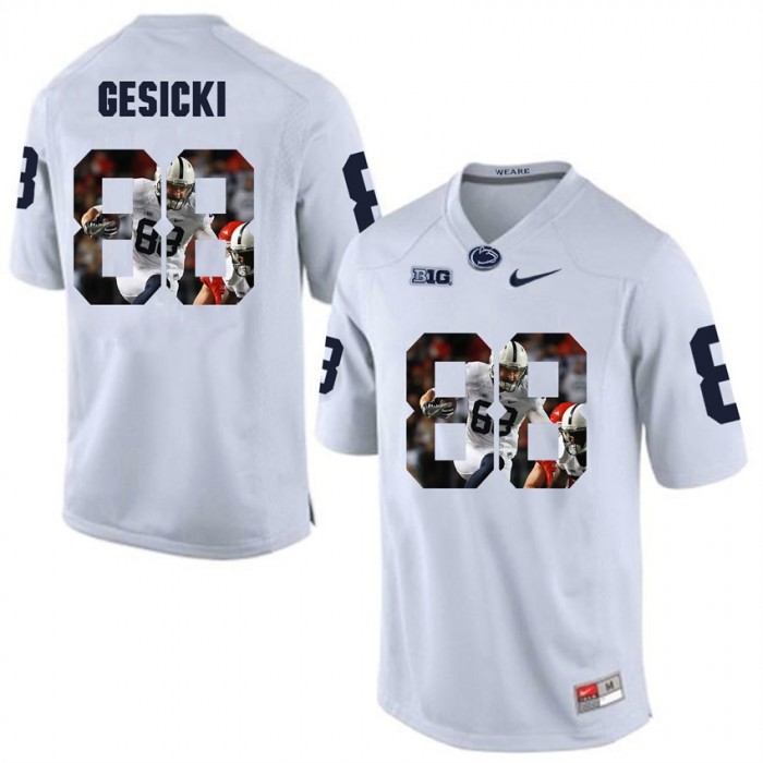 Penn State Nittany Lions Football White College Mike Gesicki Jersey