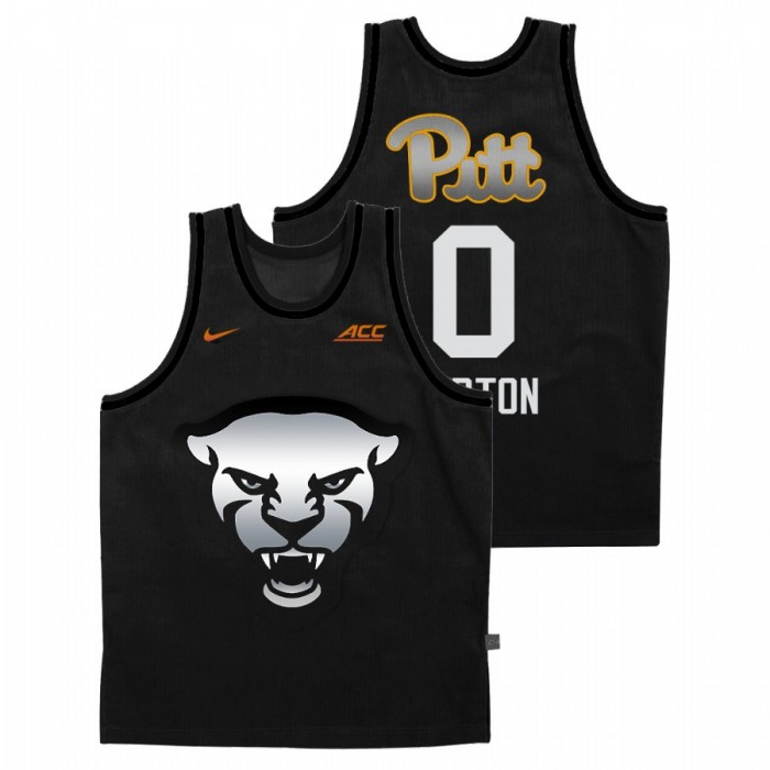 Pitt Panthers Steel City Ithiel Horton Panther Face Jersey Gray Men
