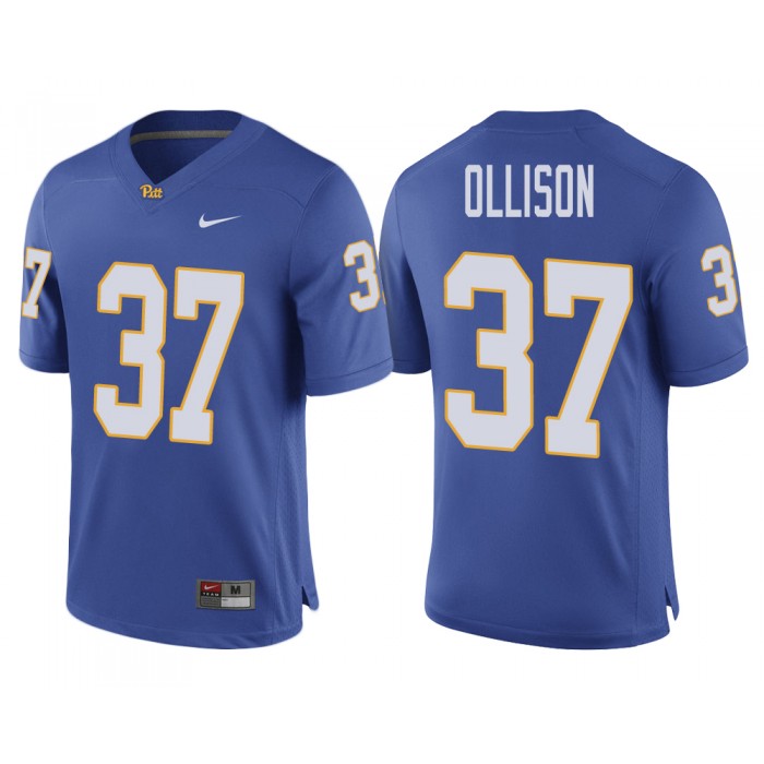 Qadree Ollison Pittsburgh Panthers Royal Ncaa College Football 2017 Special Game Jersey