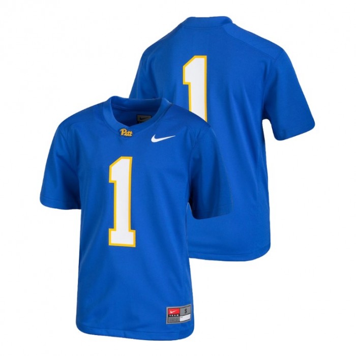 Youth Pittsburgh Panthers Royal College Football Team Replica Jersey
