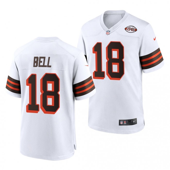 David Bell #18 Cleveland Browns 2022 NFL Draft White Men Alternate Jersey Purdue Boilermakers