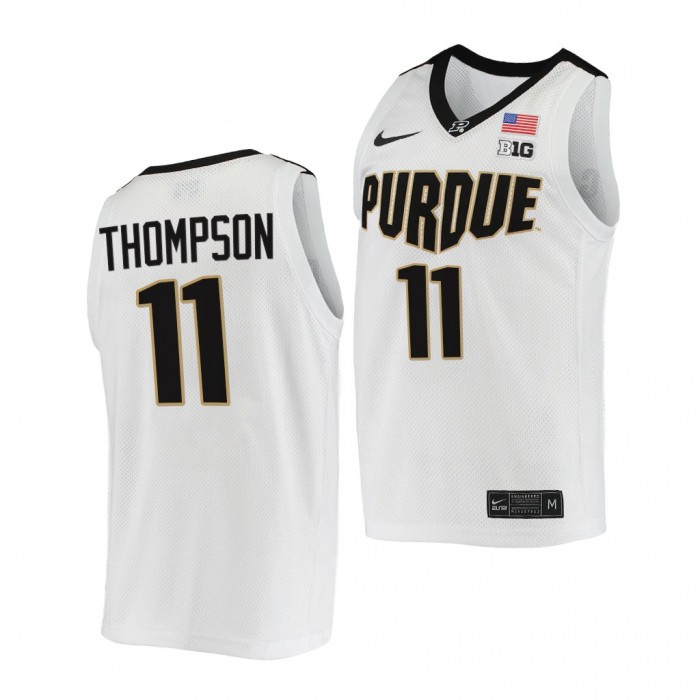 Isaiah Thompson Jersey Purdue Boilermakers 2021-22 College Basketball Replica Jersey-White