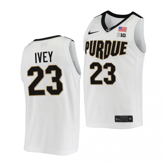 Jaden Ivey Jersey Purdue Boilermakers 2021-22 College Basketball Replica Jersey-White