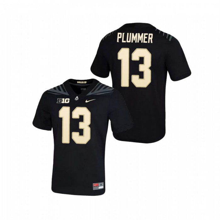 Jack Plummer Purdue Boilermakers Game Black Football Jersey