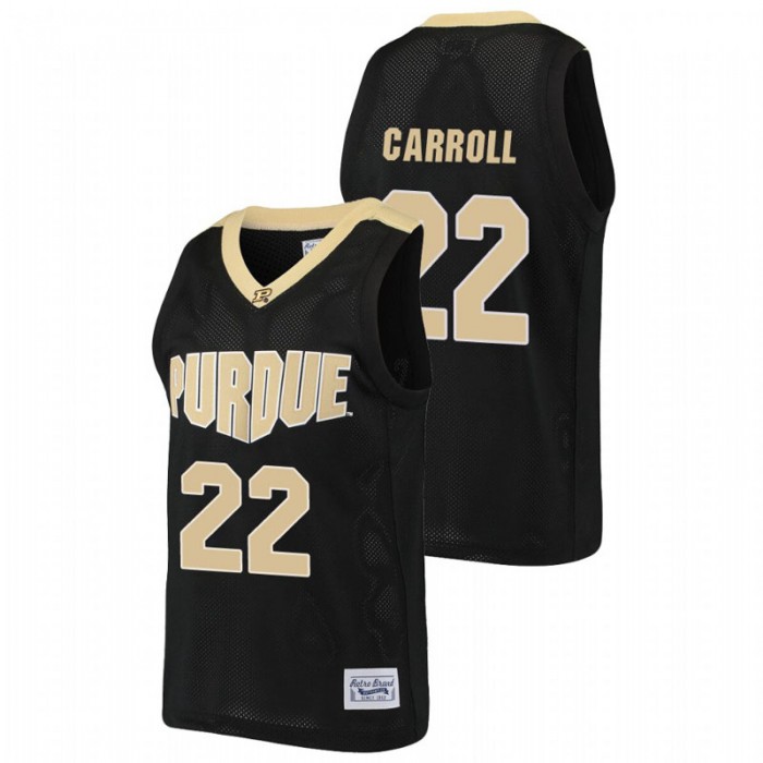 Purdue Boilermakers Alumni Joe Barry Carroll Basketball Jersey Black For Men