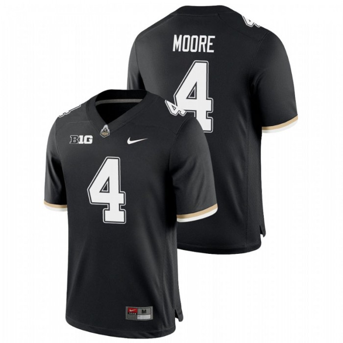 Rondale Moore Purdue Boilermakers College Football Black Game Jersey