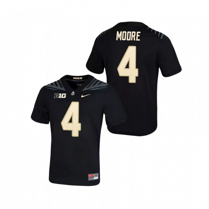 Rondale Moore Purdue Boilermakers Game Black Football Jersey