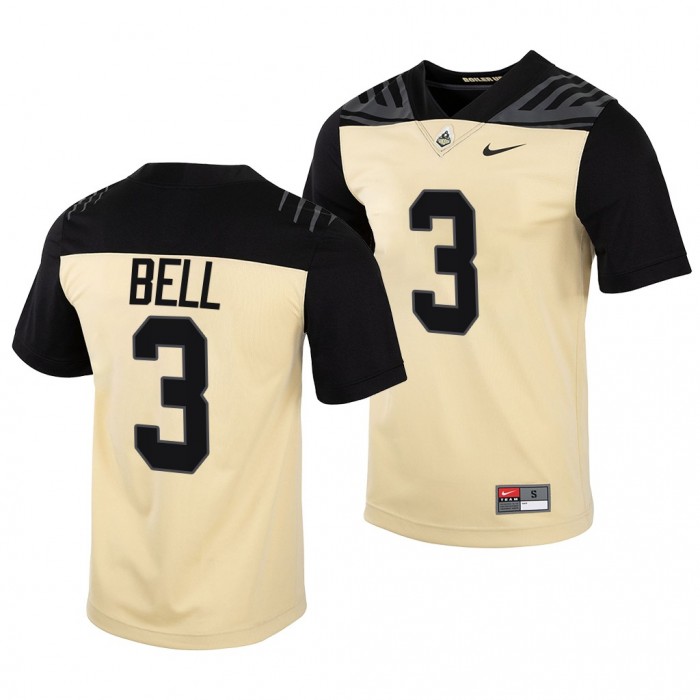 College Football David Bell Purdue Boilermakers Vapor Untouchable Jersey Gold